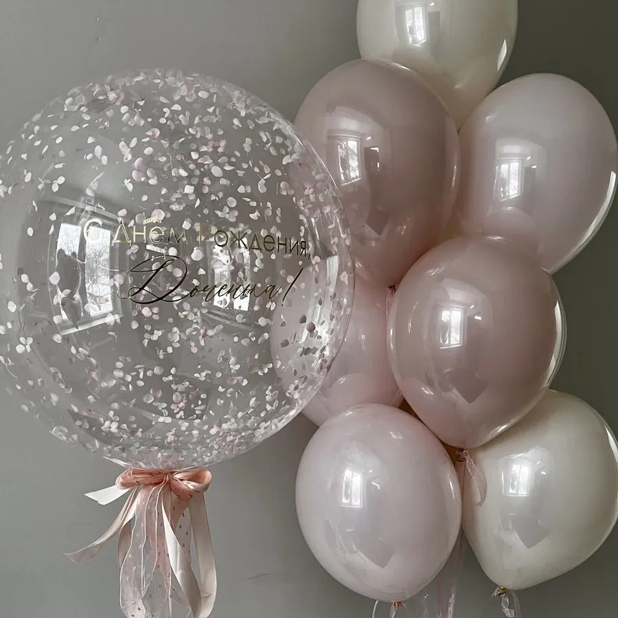 Confetti and blush