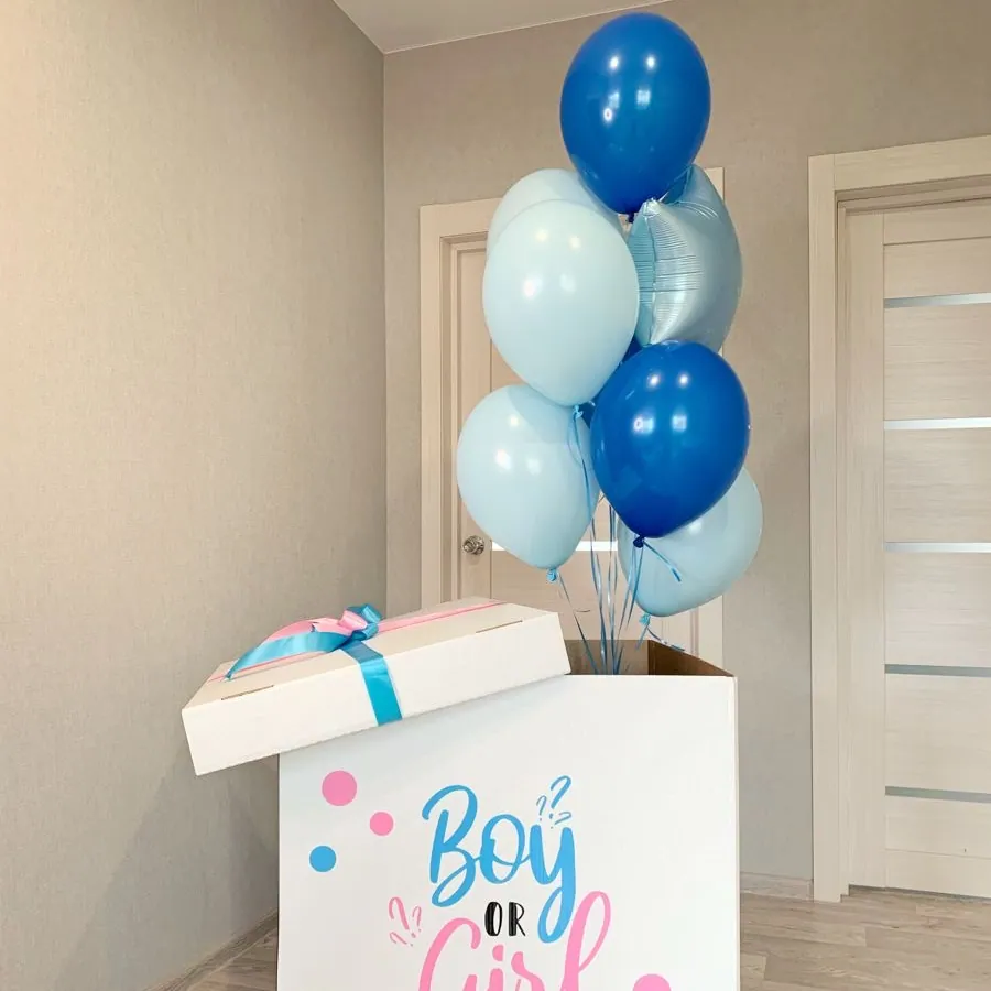 Surprise box, blue